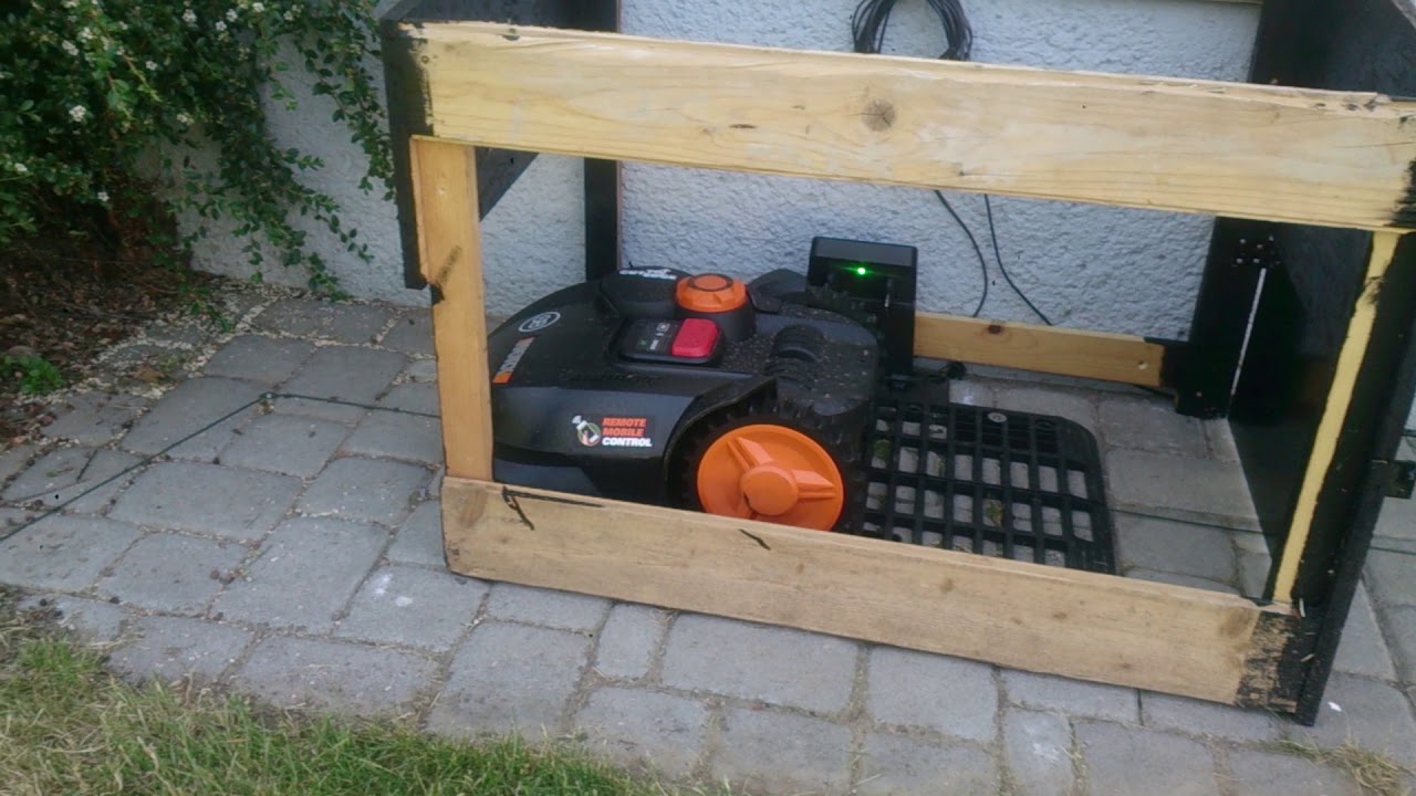 Bauplan Worx Landroid Garage Selber Bauen