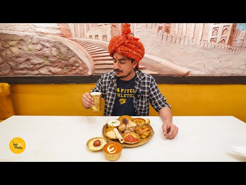 Most Famous Rajwada Restaurant Rajasthani Thali Rs. 300/- Only l Patna Street Food | INDIA EAT MANIA