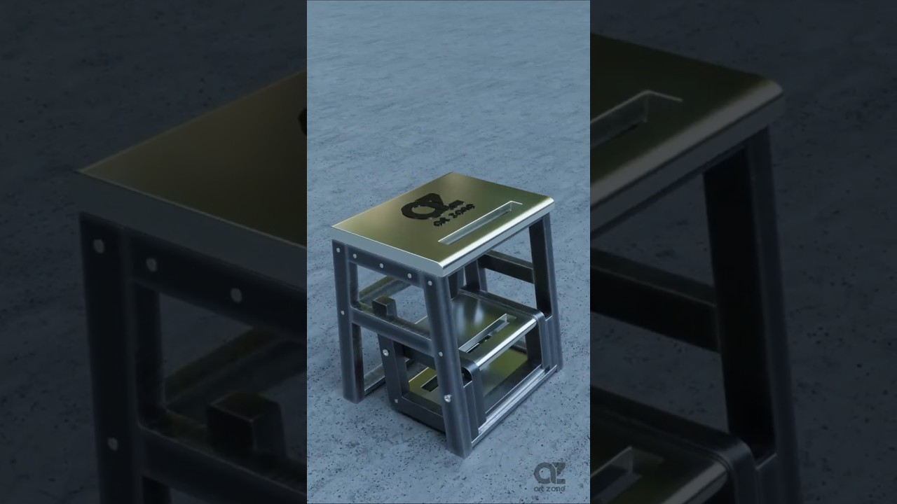 Smart Metal Transformer Stool Design #MetalWork #DIY #CreativeDesign #artzone
