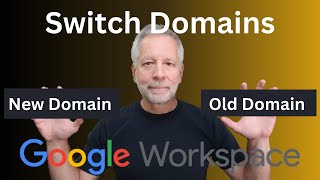How to switch domain in Google Workspace