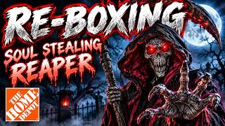 How to Re-Box the 7.5 Foot Soul Stealing Reaper! | Home Depot 2026 Animatronic
