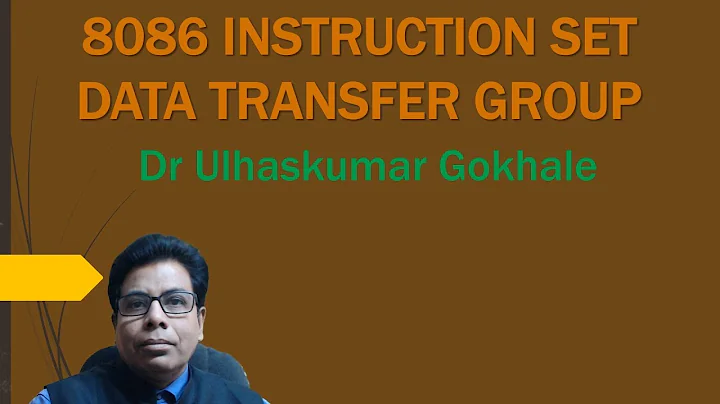 8086 Instruction Set | Data Transfer Group |