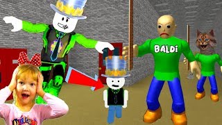 The Pope turned to the CHILD and FORGOT EVERYTHING! BALDI catches us Baldi's Roleplay