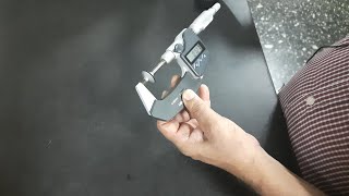 Measurement of base tangent length using disc micrometer