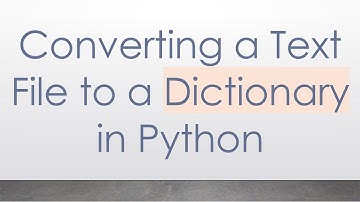 Converting a Text File to a Dictionary in Python