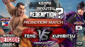 REDEMPTION? - Improved Netcode! PH VS KOR - Tekken 7 - Feng Wei [TiTAN_THOR] VS Kunimitsu