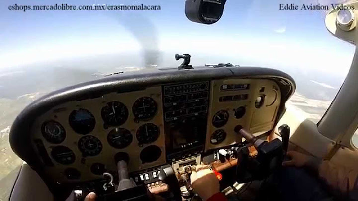 Las primeras pruebas en el motor del avion recien reparado a 7000 pies de altura