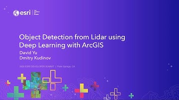 Object Detection from Lidar using Deep Learning with ArcGIS