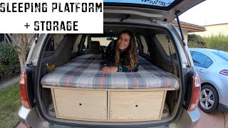 DIY Sleeping Platform and Storage System for Toyota 4Runner by Kiki's Adventures 3,811 views 3 years ago 5 minutes, 14 seconds
