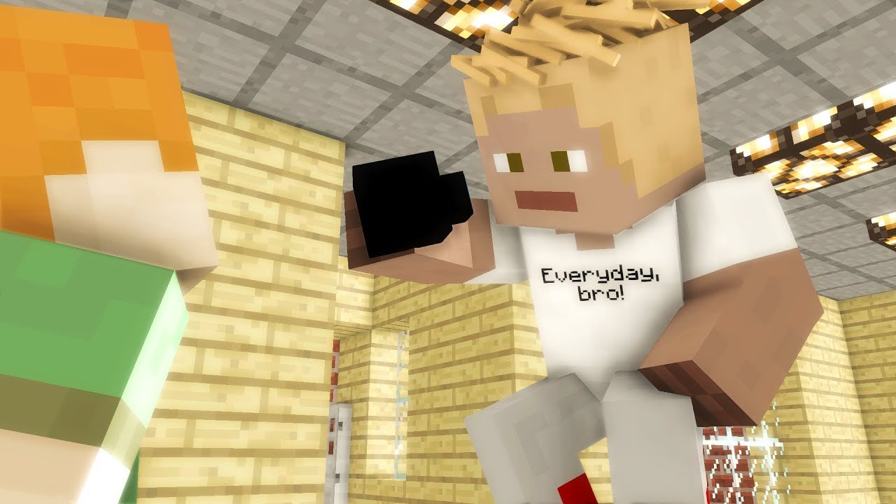 MONSTER SCHOOL LIFE Drawing YouTuber Challenge Minecraft Animation