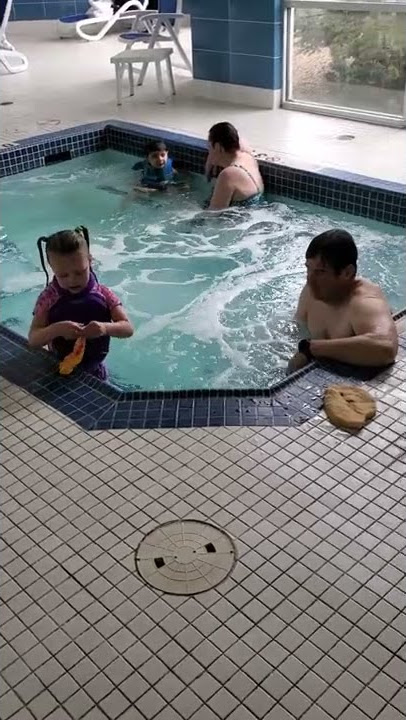Hot tub with Papa.