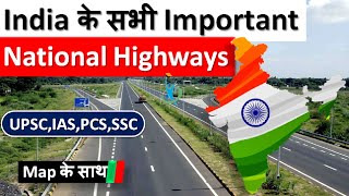 All Important National Highways of India | GK in Hindi | Indian Geography | SSC | RAILWAY | PCS