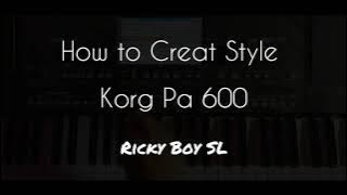 Download lagu How to create a style in Korg PA 300/600/700/900/1000 keyboard | sinhala #HowTo #CreatStyle #KorgPa