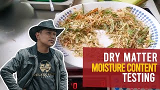 DRY MATTER-MOISTURE CONTENT TESTING