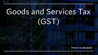 CPPREP4125 - How to Calculate GST