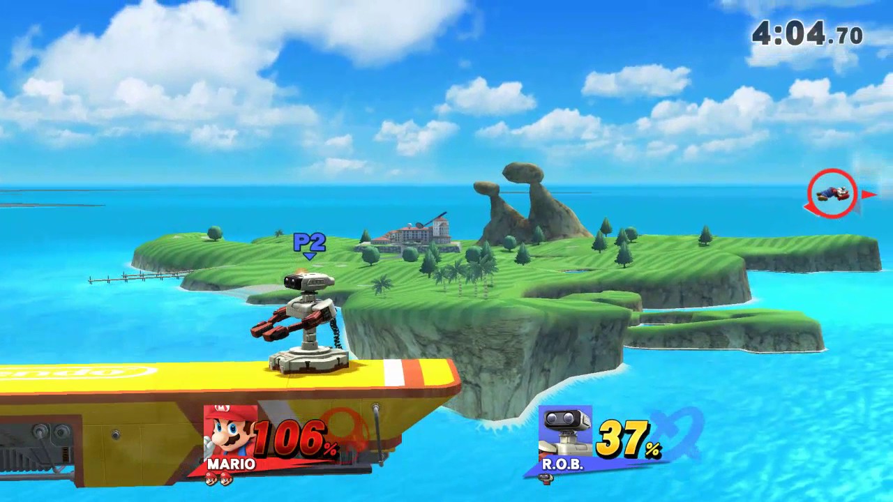 Reckless Mario Stuff Kills R.O.B.