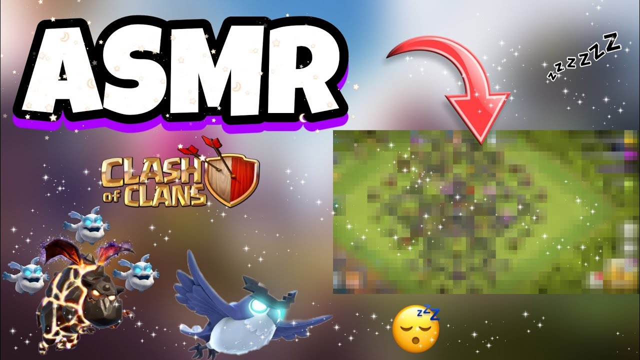 ASMR FR | Présentation de mon village Clash of Clan !! 😴
