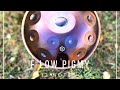 Ovo handpan  f low pigmy 12 notes ember steel