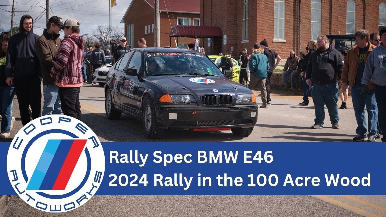 RallySpec E46 At The Rally in the 100 Acre Wood - YouTube