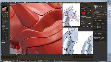 Blender 3d: Mechanized Dobermann Timelapse Part 2