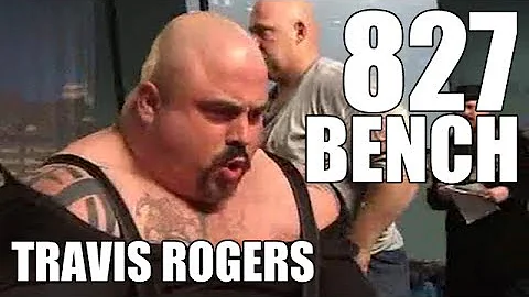 Travis Rogers 827lbs. Bench Press | 2007 WPO Bench...