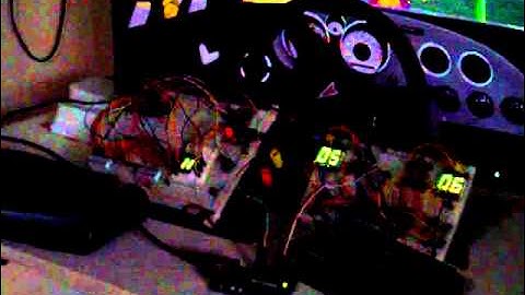 More iRacing Arduino prototype