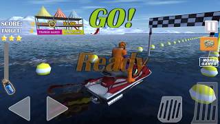 Jetski Water Racing: Superheroes League Gameplay screenshot 1