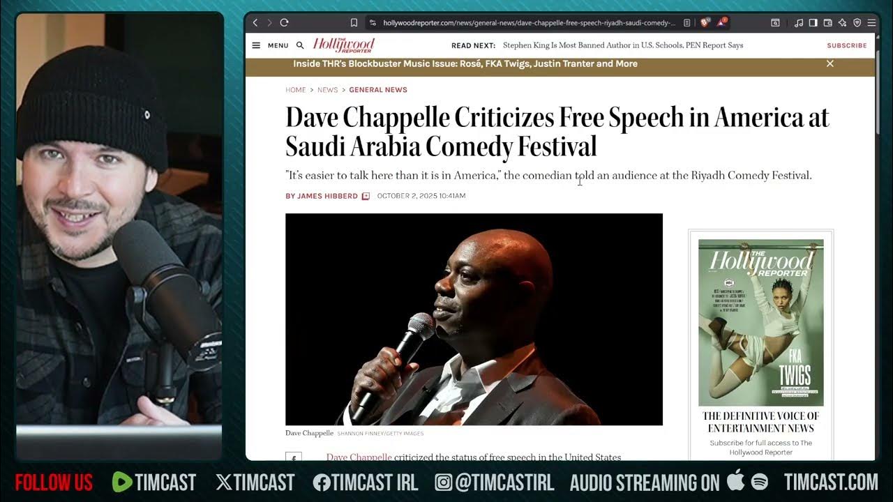 Dave Chappelle MOCKS Charlie Kirk Assassination Sparking Outrage | Tim Pool