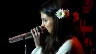 Selena gomez singing "hit me baby one more time" (live at the unicef
charity concert)