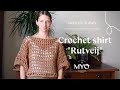 Crochet a &quot;RUTVEIJ&quot; shirt with Rebecca / @maskrosdrömmar!