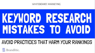7 Common Keyword Research Mistakes to Avoid at all Cost