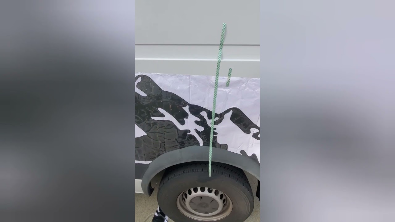 Sprinter Van Large Decal Installation 