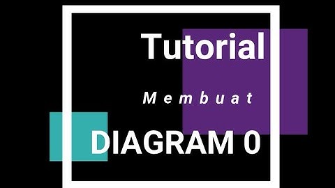Tutorial Mudah membuat DFD using visio 2016 Eps.3 (Diagram 0)