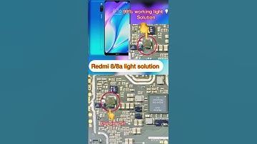 Redmi 8/8a lcd light solution || Redmi 8a light solution #youtubeshorts #ytshorts #8alight