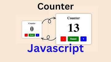 JavaScript Counter Project with HTML & CSS! Build a Stylish Counting App 🚀 (Hindi/Urdu)