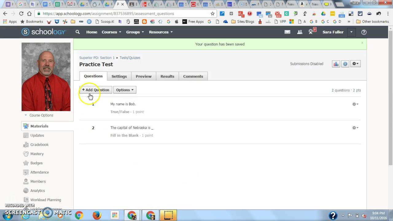 Schoology Create Test Quiz Assignment YouTube schoology-create-test-quiz-assignment-youtube