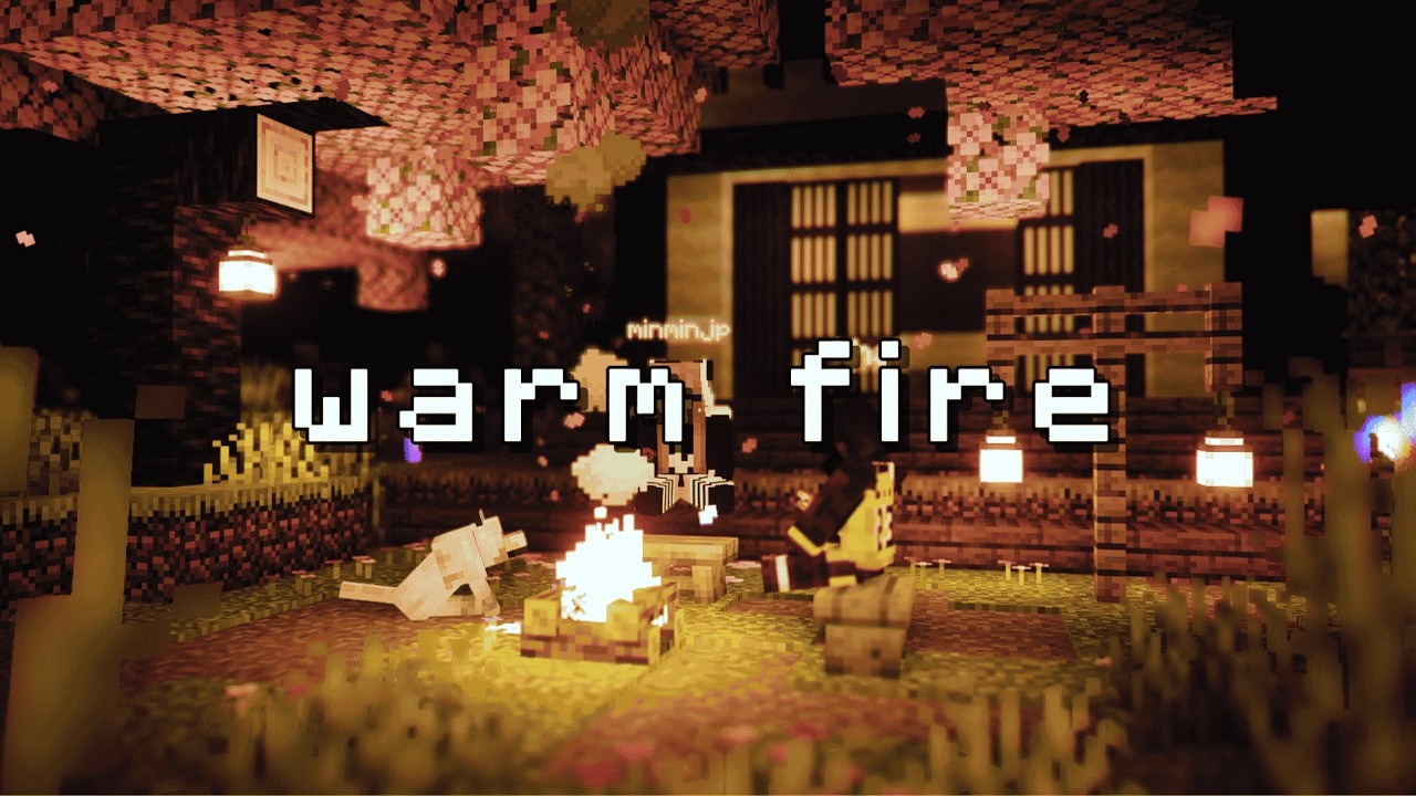 Cool Fire Minecraft Back Rounds sitting by the warm fire... (minecraft music & crackling flames) - YouTube
