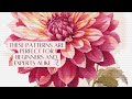 Introducing four new dahlia crossstitch patterns from fruhling designs 