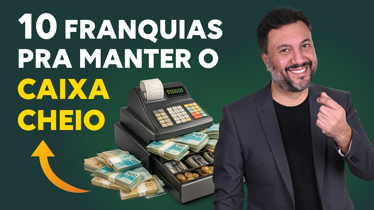 10 FRANQUIAS LUCRATIVAS [ TEM ATÉ HOME OFFICE SIMPLES! ]