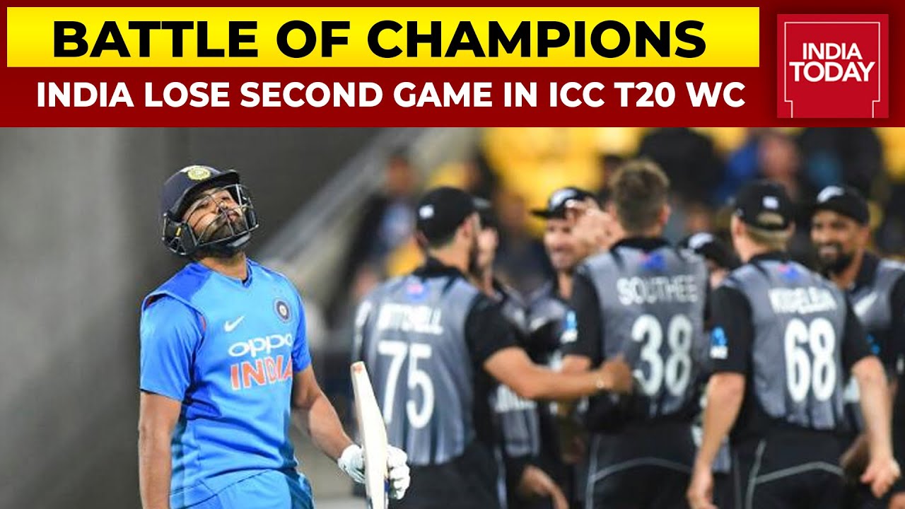 India Surrender To Kiwis Indian Team Lose Second Game In ICC T20 World Cup Battle Of Champions