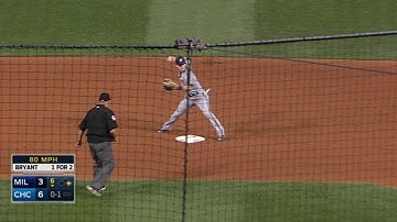 MIL@CHC: Segura fields sharp grounder, starts DP