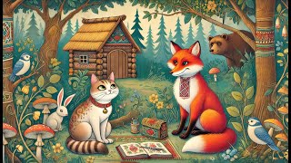 Лисиця та кіт 🦊🐱 | Українська народна казка про хитрість, страх і перемогу несподіваного героя