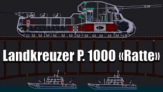 Land Cruiser P.1000 Ratte vs Warships - People Playground