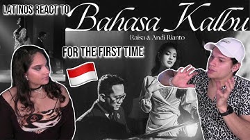 Latinos react to INDONESIAN MUSIC for the first time| Raisa, Andi Rianto - Bahasa Kalbu| REACTION