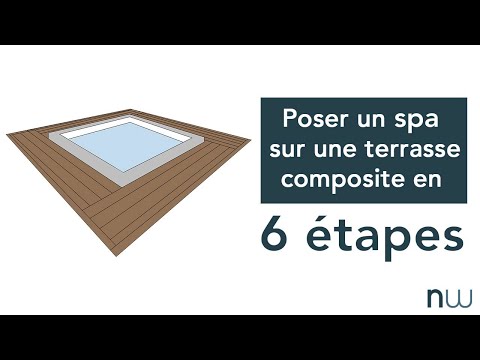 Poser un spa sur une terrasse composite en 6 étapes