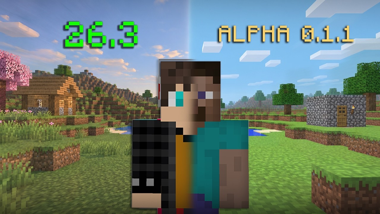 จบ Minecraft แต่ทุก 10 นาทีจะเปลี่ยนเวอร์ชั่น