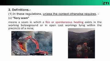 Coal Mines Regulations 2017- Chapter-1 (Definitions)-Part-(2/4)
