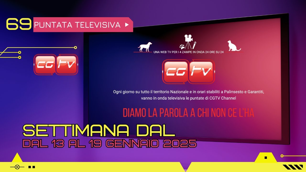 69 - Puntata televisiva dal 13 al 19 Gennaio 2025