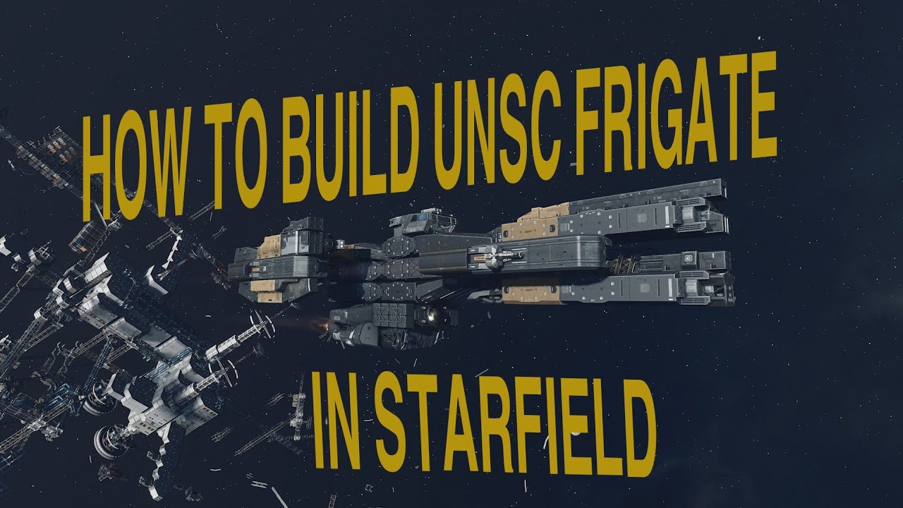 How to Build Nevada Class Heavy Frigate in Starfield (Halo UNSC Ship ...