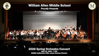 William W. Allen Middle School 2026 Spring Orchestra Concert